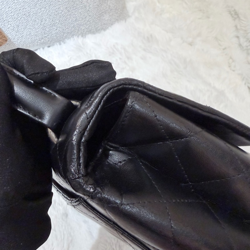 Chanel/ Vintage Kelly bag 黑銀-18