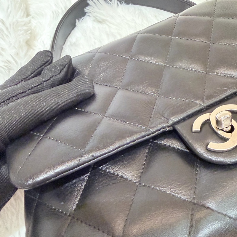 Chanel/ Vintage Kelly bag 黑銀-20