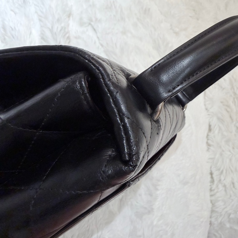 Chanel/ Vintage Kelly bag 黑銀-23