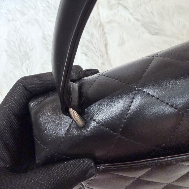 Chanel/ Vintage Kelly bag 黑銀-24