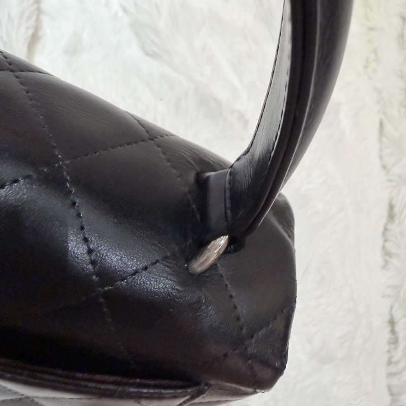 Chanel/ Vintage Kelly bag 黑銀-25