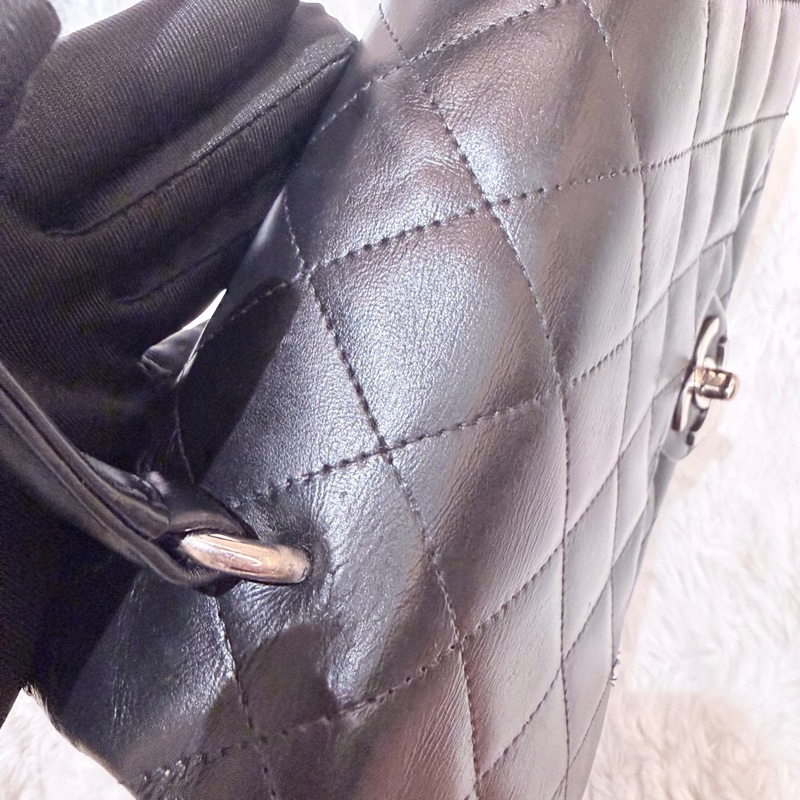 Chanel/ Vintage Kelly bag 黑銀-26