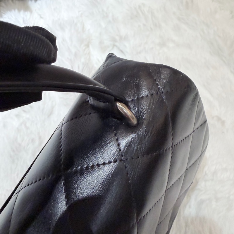 Chanel/ Vintage Kelly bag 黑銀-27