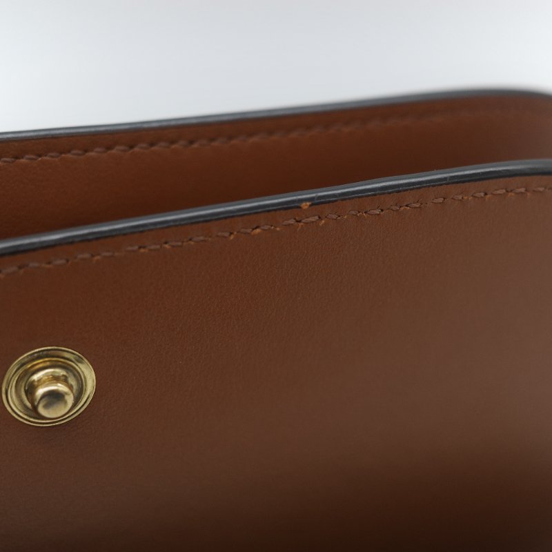 Celine 思琳 TRIOMPHE 經典棕色花紋 WOC 斜挎包-23