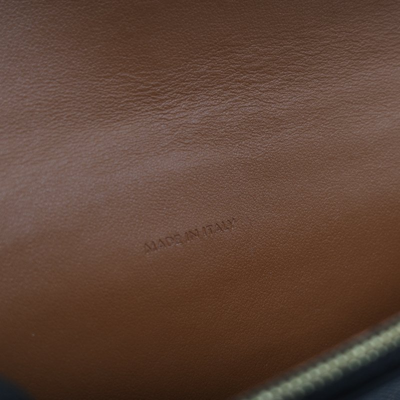 Celine 思琳 TRIOMPHE 經典棕色花紋 WOC 斜挎包-24