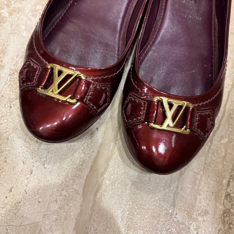 LV亮皮娃娃鞋-7