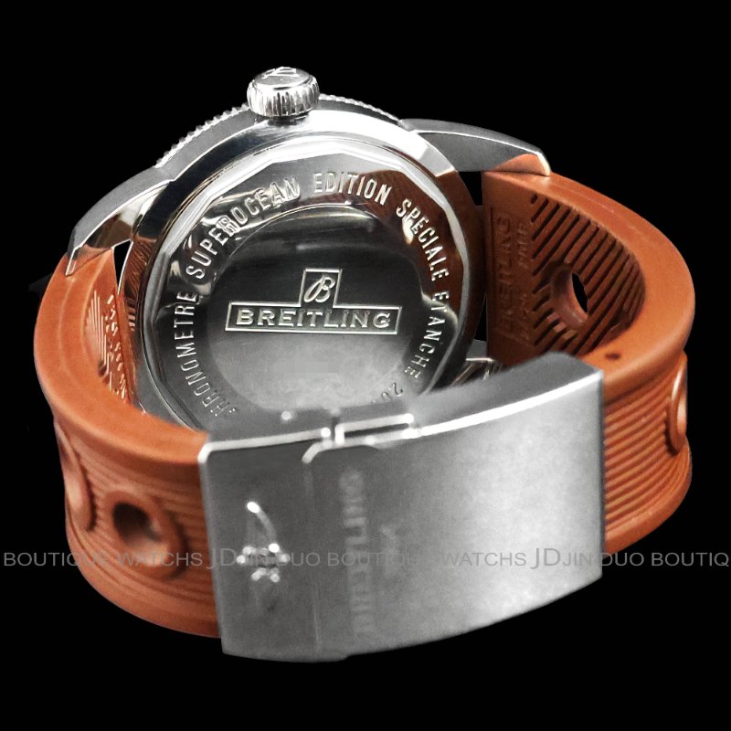 金鐸精品~W901 BREITLING 百年靈A17320 Superocean Heritage 46mm 超級海洋棕色面盤自動上鍊男用腕錶-2