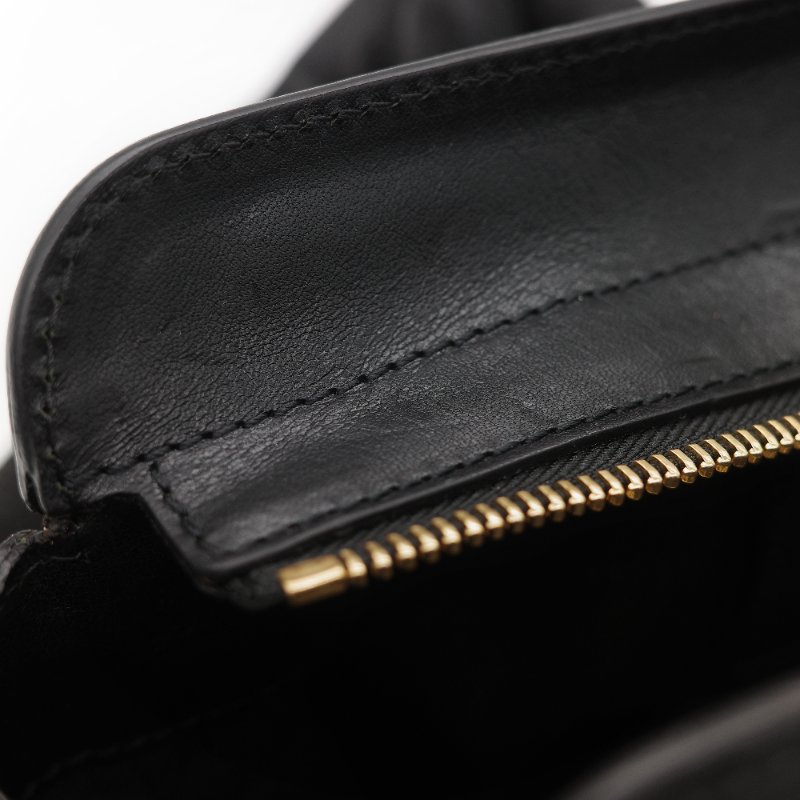 Chloé 蔻依 粉橘色 黑色牛皮 手提包 斜挎包-33