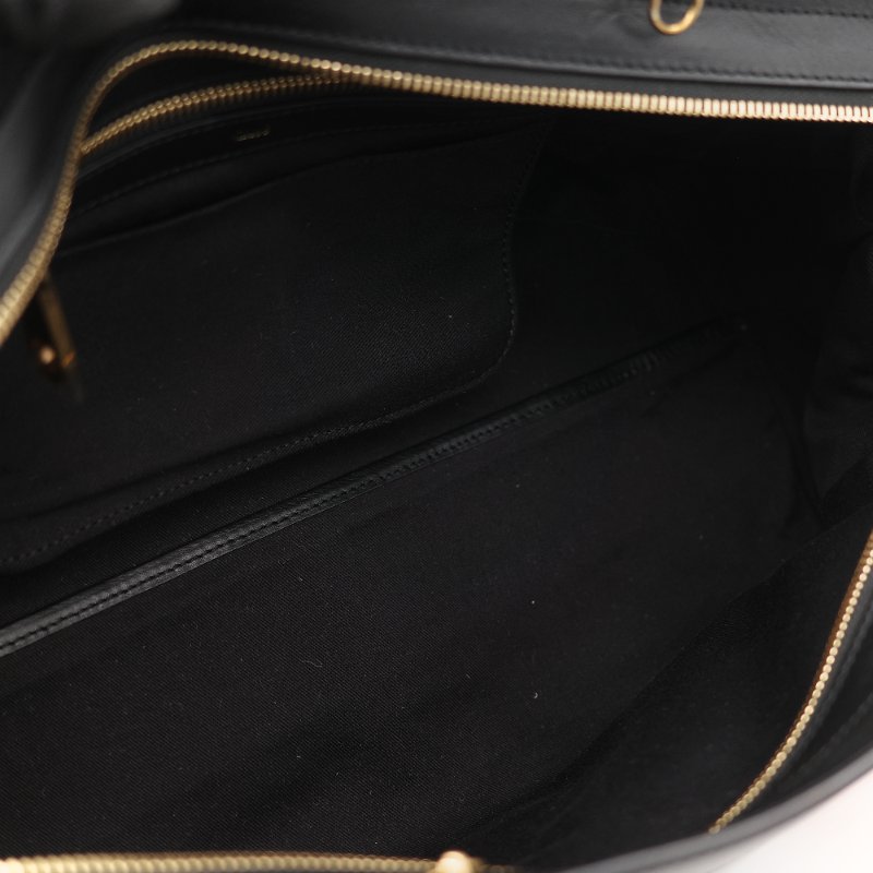 Chloé 蔻依 粉橘色 黑色牛皮 手提包 斜挎包-37