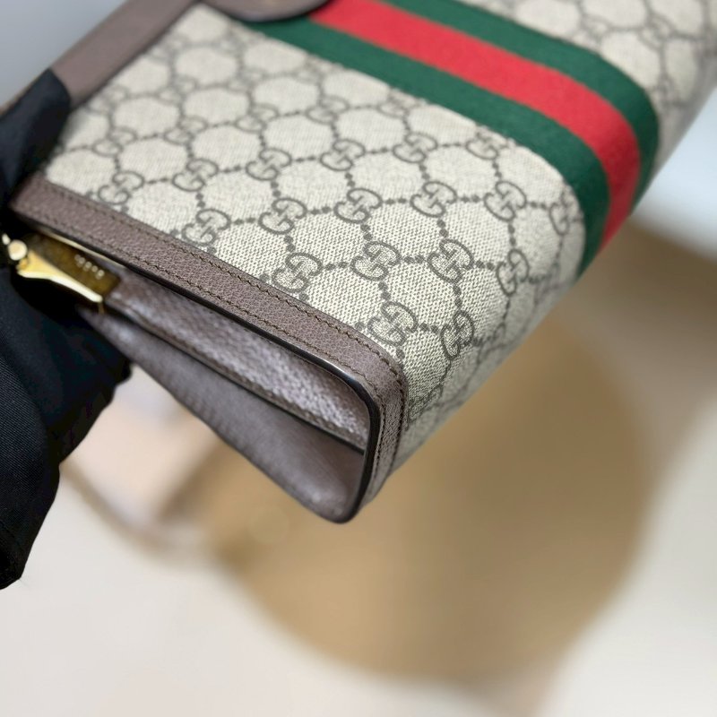 🏷Gucci 古馳.Ophidia 方形夾子包/客人寄賣-4