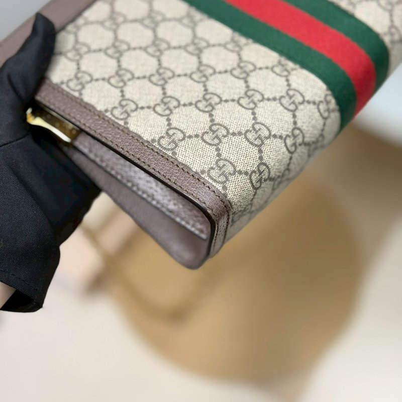 🏷Gucci 古馳.Ophidia 方形夾子包/客人寄賣-6