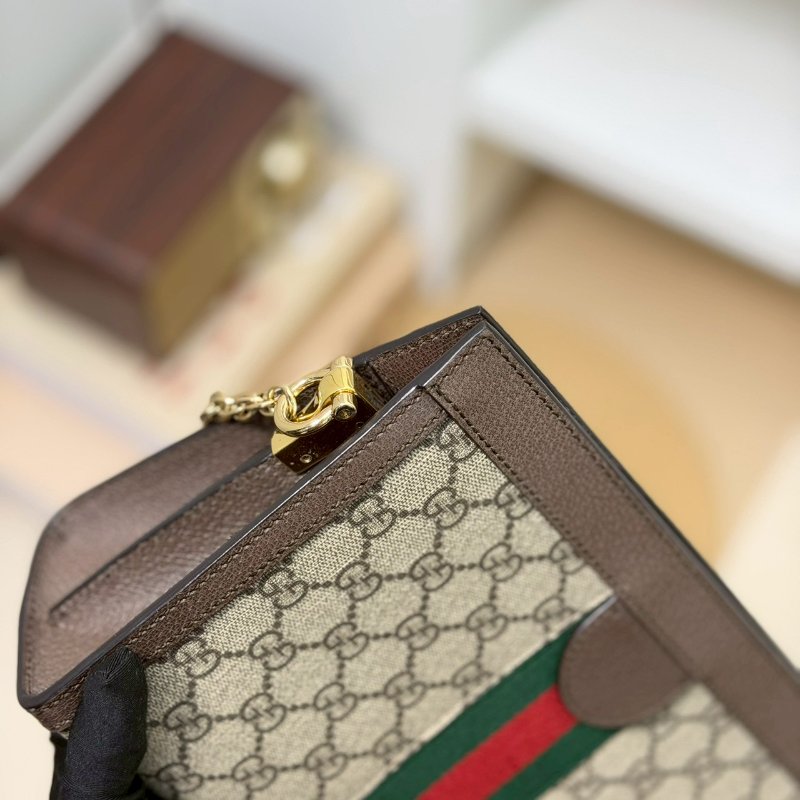 🏷Gucci 古馳.Ophidia 方形夾子包/客人寄賣-10