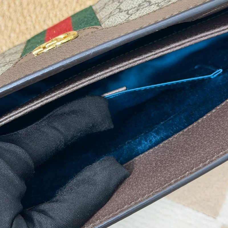 🏷Gucci 古馳.Ophidia 方形夾子包/客人寄賣-18