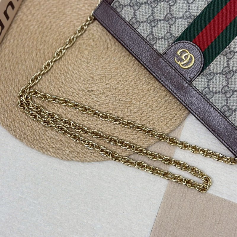 🏷Gucci 古馳.Ophidia 方形夾子包/客人寄賣-20