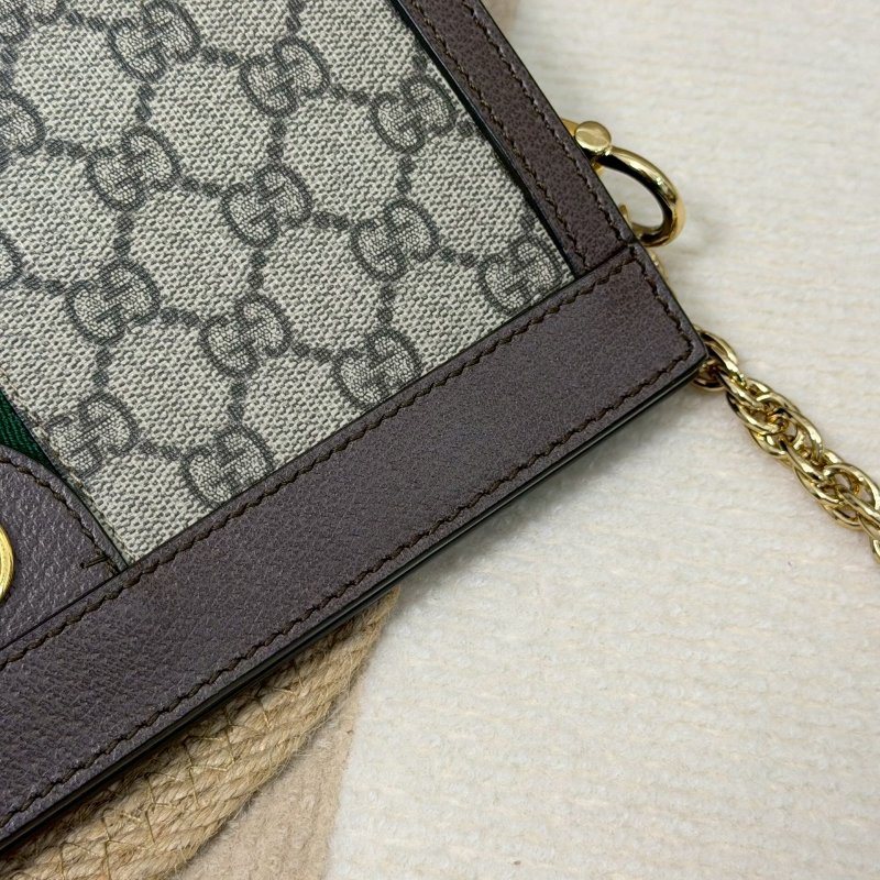 🏷Gucci 古馳.Ophidia 方形夾子包/客人寄賣-21