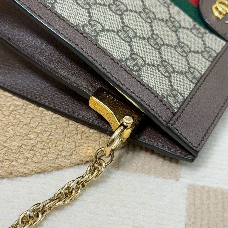 🏷Gucci 古馳.Ophidia 方形夾子包/客人寄賣-22
