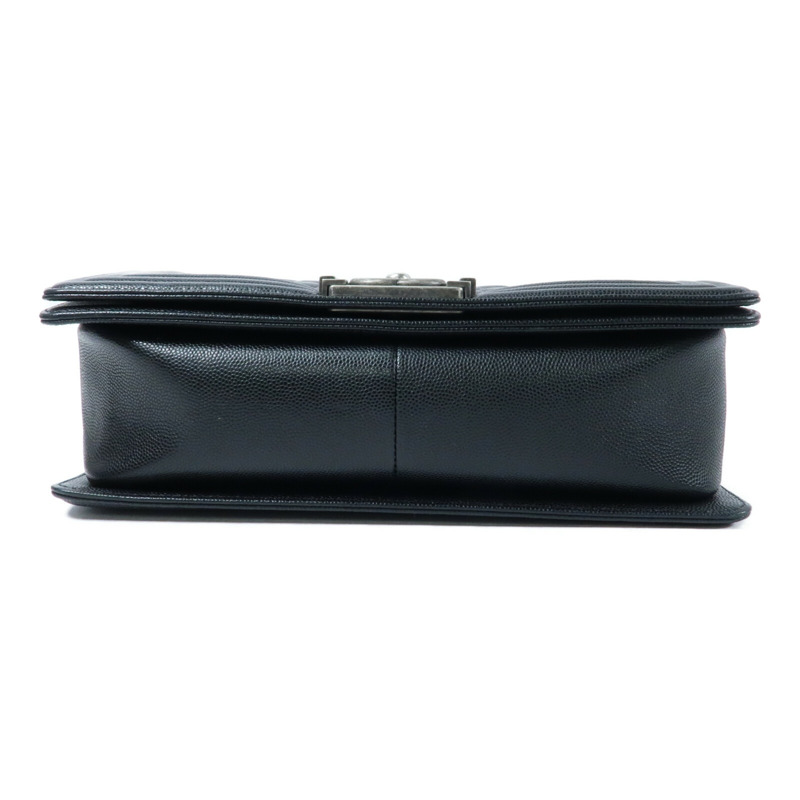 CHANEL 牛皮皮革Boy 25鏈帶肩背袋-3