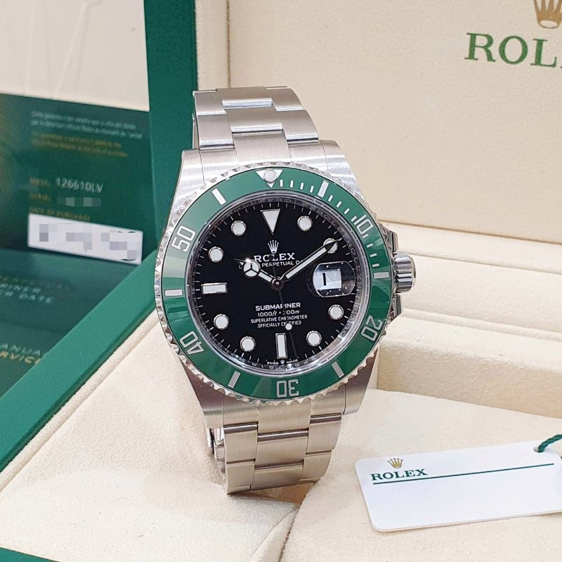 【大眾名錶】ROLEX勞力士126610LV Submariner 潛航者2023/07 MK1深綠 大眾名錶B1253-3
