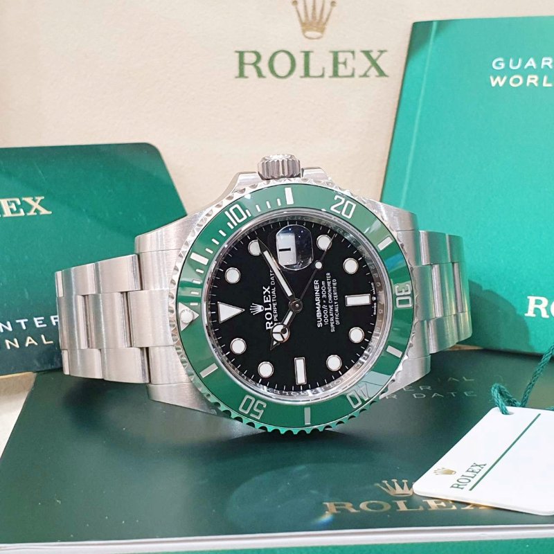 【大眾名錶】ROLEX勞力士126610LV Submariner 潛航者2023/07 MK1深綠 大眾名錶B1253-4