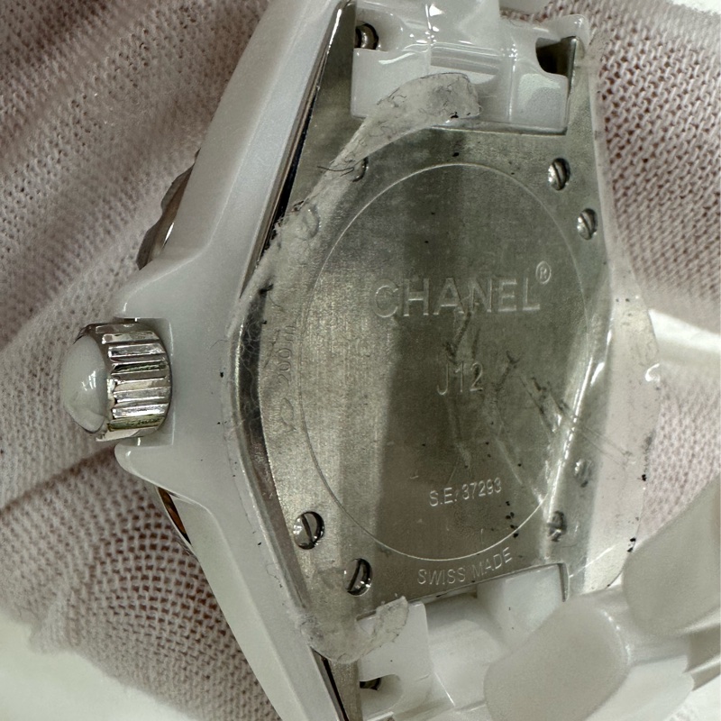 CHANEL香奈兒J12系列白色陶瓷女士石英腕錶,33mm錶徑-2