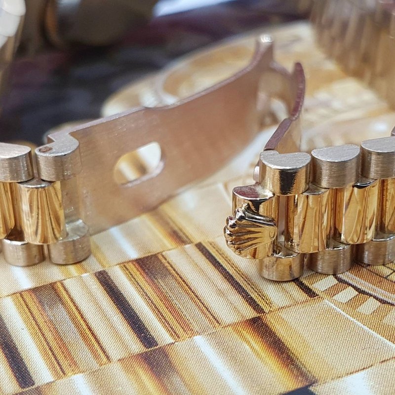 【大眾名錶】ROLEX 勞力士 69178 Datejust 18K金女錶 金十鑽 舊包台 後加鑽圈 大眾名錶B1254-7