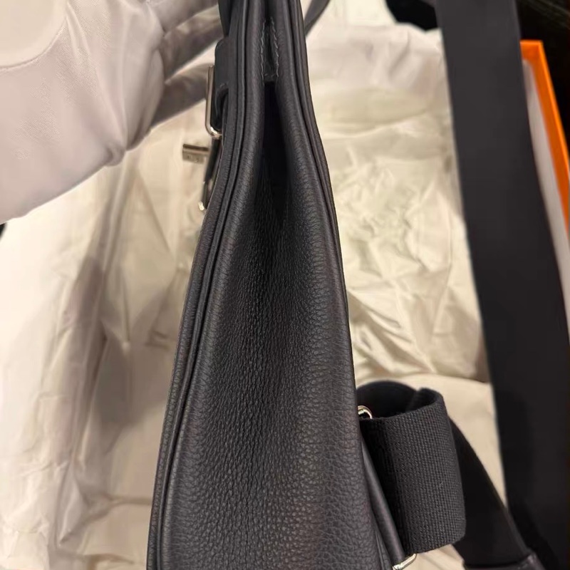 🌈Hermes💙Hac a Dos💙3Y水兵藍內拼9O那不勒斯黃銀扣💙全新閑置🌈 全套有單🌈Togo皮🌟Stamp B🌟pm size🌟HacaDos🌟愛馬仕🌟-4