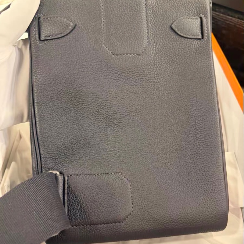 🌈Hermes💙Hac a Dos💙3Y水兵藍內拼9O那不勒斯黃銀扣💙全新閑置🌈 全套有單🌈Togo皮🌟Stamp B🌟pm size🌟HacaDos🌟愛馬仕🌟-8