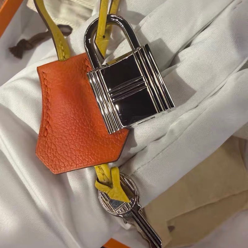 🌈Hermes💙Hac a Dos💙3Y水兵藍內拼9O那不勒斯黃銀扣💙全新閑置🌈 全套有單🌈Togo皮🌟Stamp B🌟pm size🌟HacaDos🌟愛馬仕🌟-9