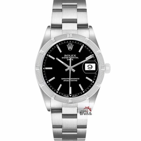 【大眾名錶】 ROLEX 勞力士 15210 蠔式恆動 黑色面盤 十三劃錶圈 台灣AD 錶徑34mm 大眾名錶B1255