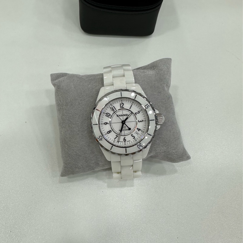 Chanel香奈兒J12系列自動機械女錶,錶徑38mm,白色陶瓷錶殼錶帶-5