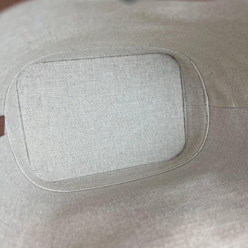 CELINE 帆布拚皮革水桶包 小號-5