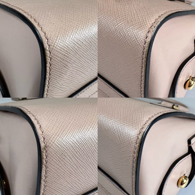 PRADA 膚色兩用包-11