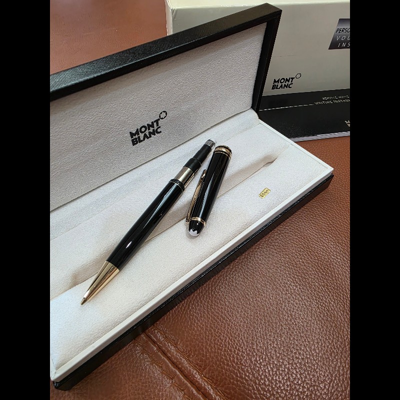 近全新稀有真品近代 Montblanc 萬寶龍 165 機械自動鉛筆 0.5mm 附盒裝保單齊-13