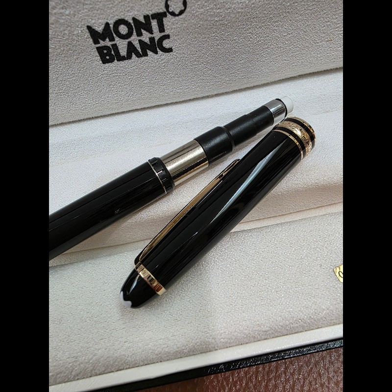 近全新稀有真品近代 Montblanc 萬寶龍 165 機械自動鉛筆 0.5mm 附盒裝保單齊-14