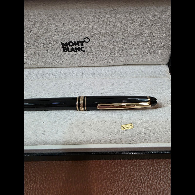 近全新稀有真品近代 Montblanc 萬寶龍 165 機械自動鉛筆 0.5mm 附盒裝保單齊-18