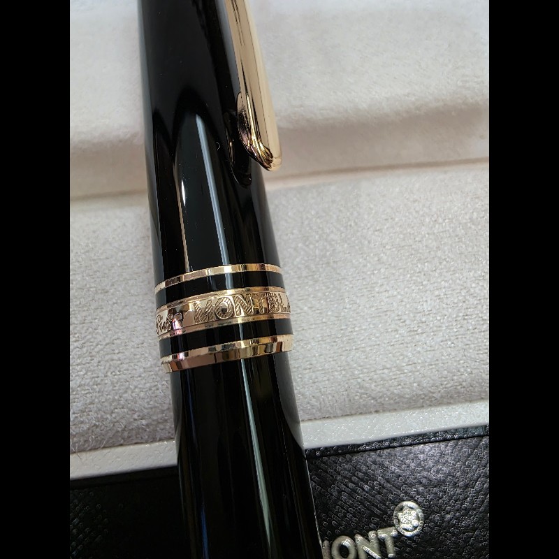 近全新稀有真品近代 Montblanc 萬寶龍 165 機械自動鉛筆 0.5mm 附盒裝保單齊-10