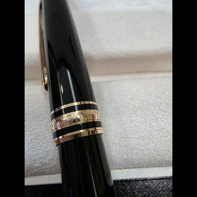 近全新稀有真品近代 Montblanc 萬寶龍 165 機械自動鉛筆 0.5mm 附盒裝保單齊-22