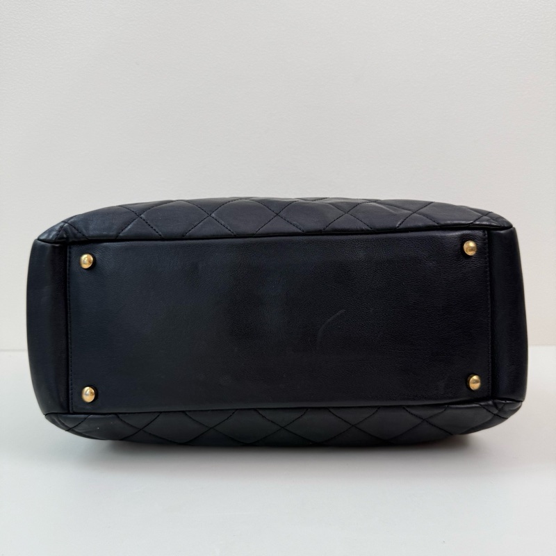 Chanel/香奈兒 黑色徽標單肩包 孟買-5