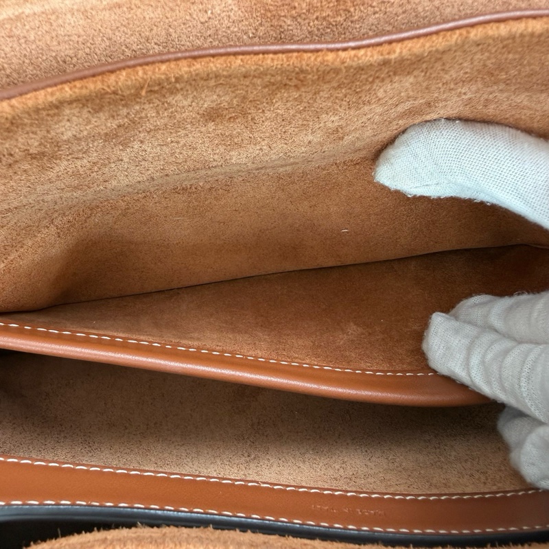 Celine soft 棕色 中號-8