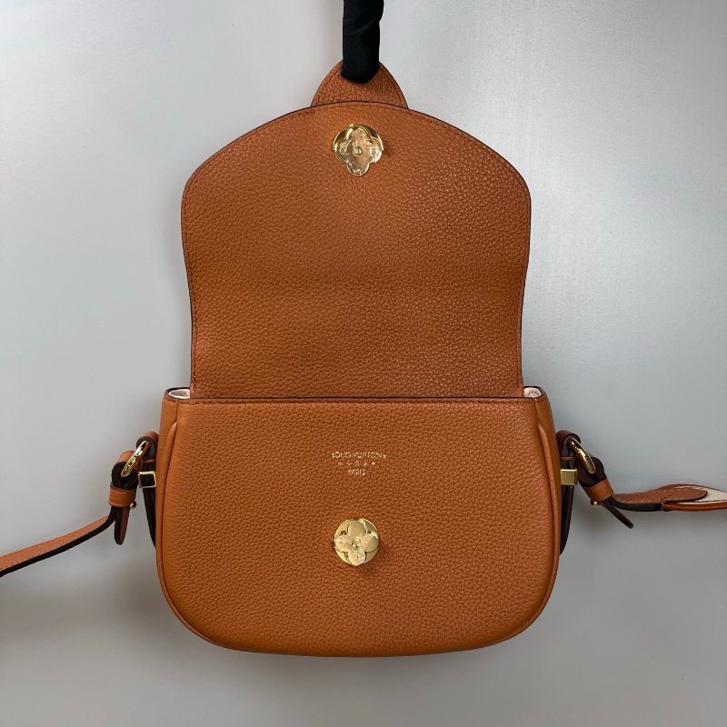 LV  焦糖色Pont NeufSoft PM 斜背包-5