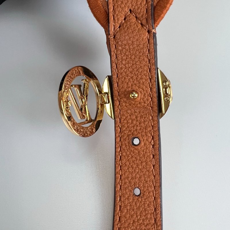 LV  焦糖色Pont NeufSoft PM 斜背包-14