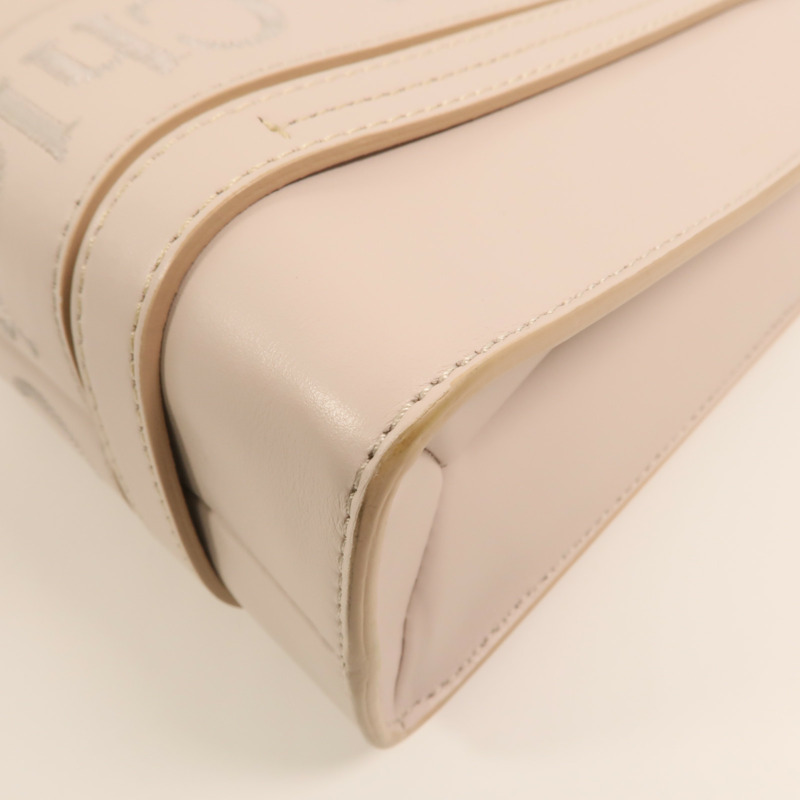 Chloe 牛皮皮革Woody Small手挽肩背兩用袋-9