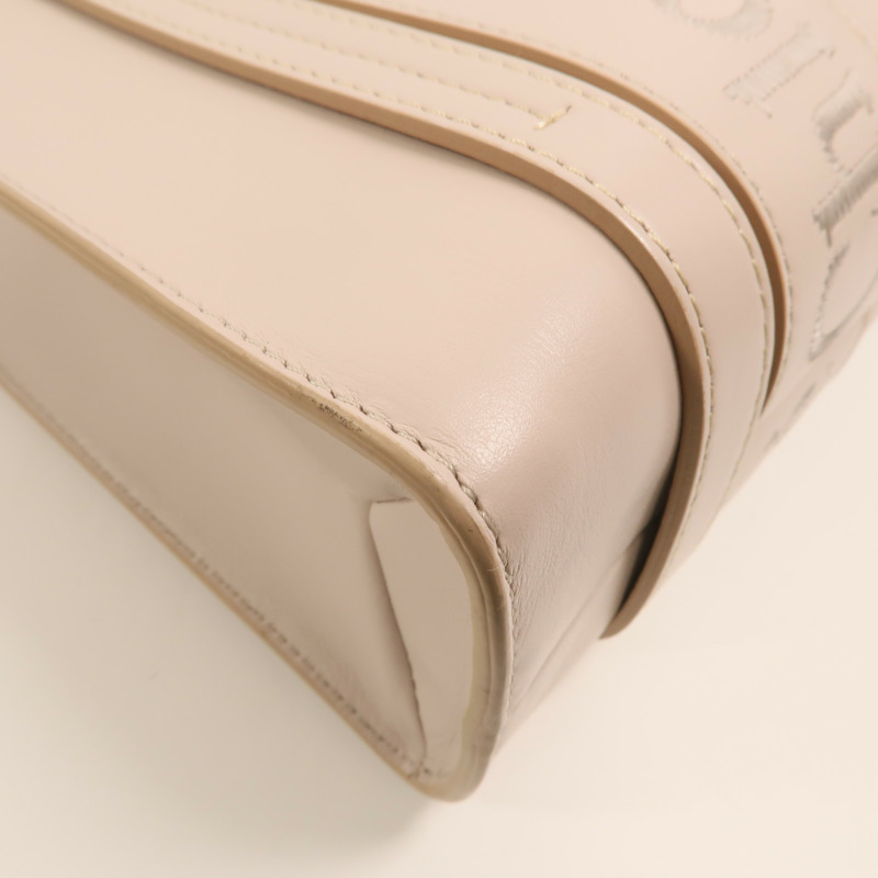 Chloe 牛皮皮革Woody Small手挽肩背兩用袋-12