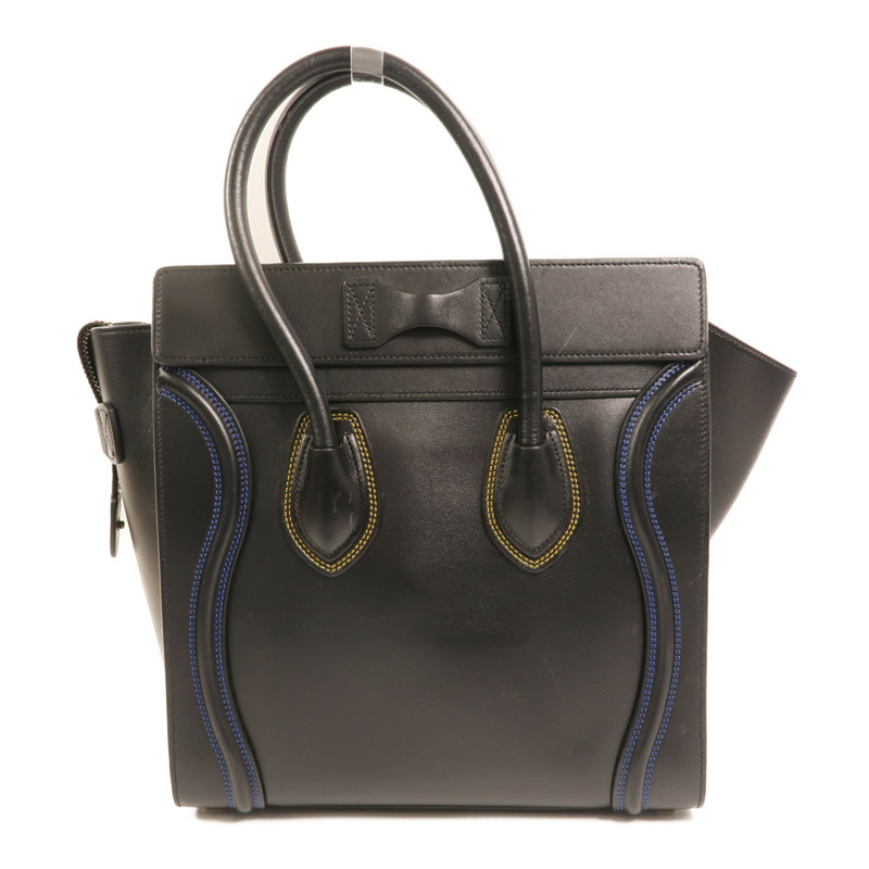 CELINE 牛皮皮革Micro Luggage金扣手挽袋-1