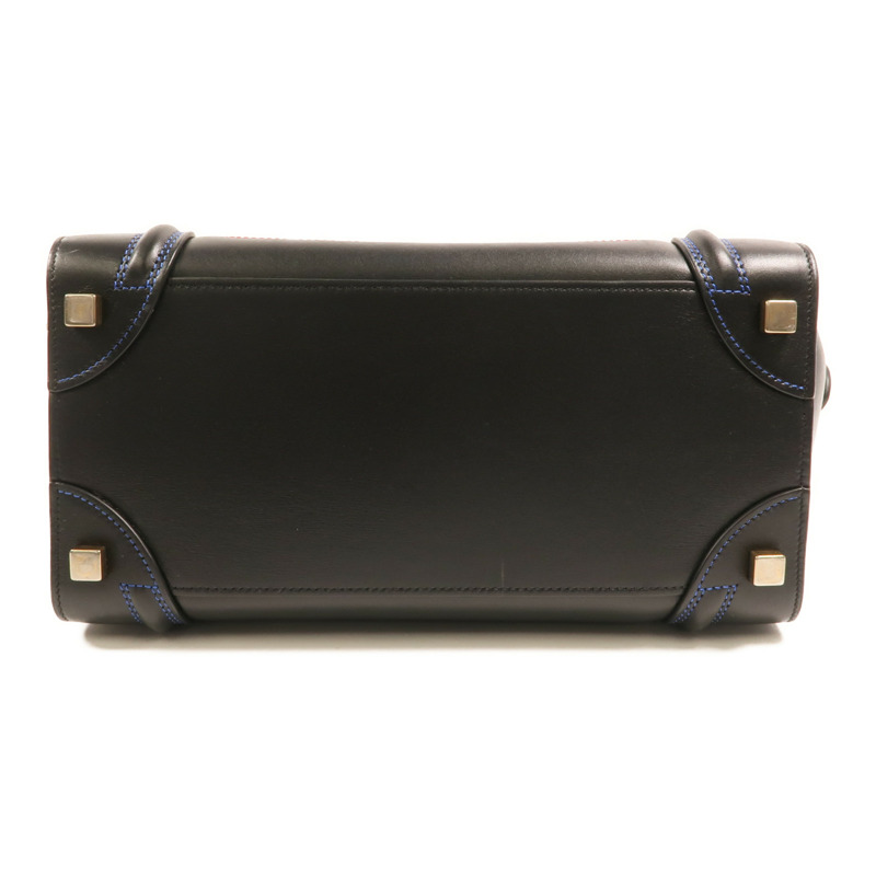 CELINE 牛皮皮革Micro Luggage金扣手挽袋-3