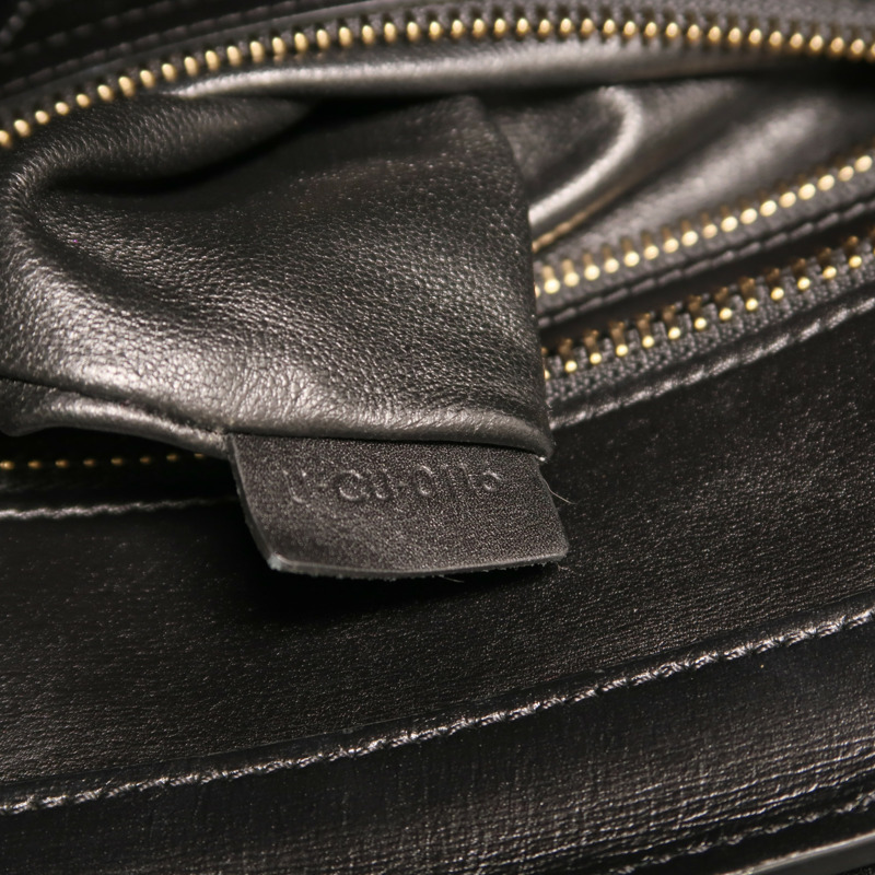 CELINE 牛皮皮革Micro Luggage金扣手挽袋-6