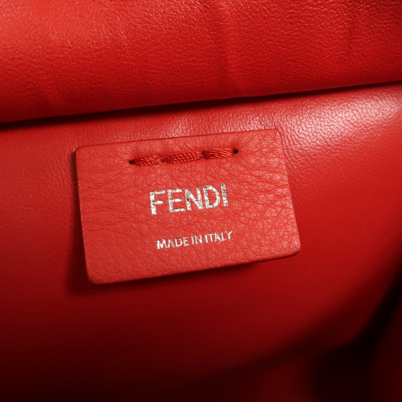FENDI 牛皮皮革Mini 3 Jours銀扣手挽肩背兩用袋-6