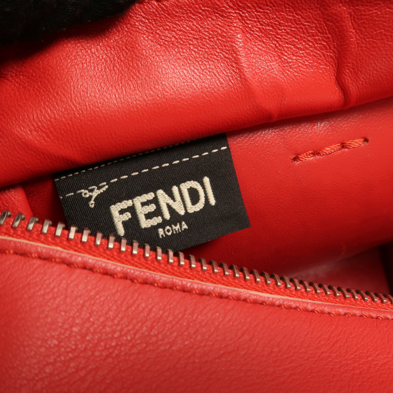 FENDI 牛皮皮革Mini 3 Jours銀扣手挽肩背兩用袋-8