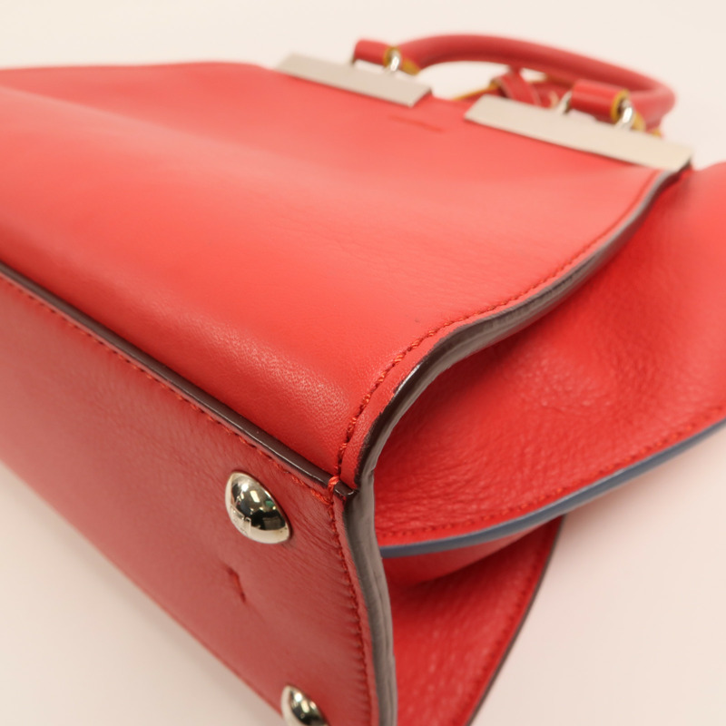 FENDI 牛皮皮革Mini 3 Jours銀扣手挽肩背兩用袋-15