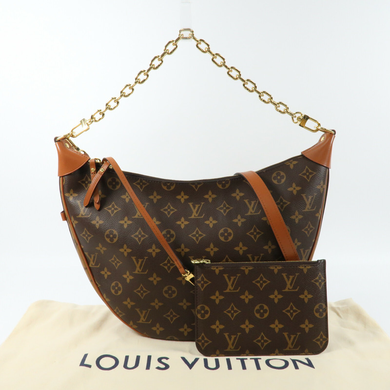 LOUIS VUITTON Monogram Loop Hobo金扣手挽肩背兩用袋-14